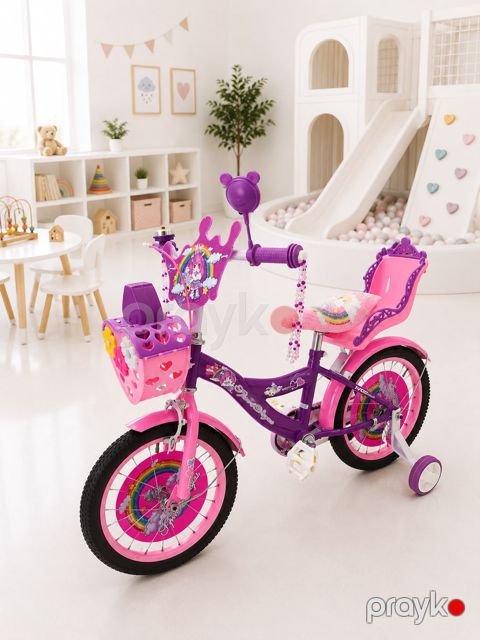Uşaq velosipedi Sport bm&988 Pink, 16", çəhrayı/bənövşəyi — Bakı