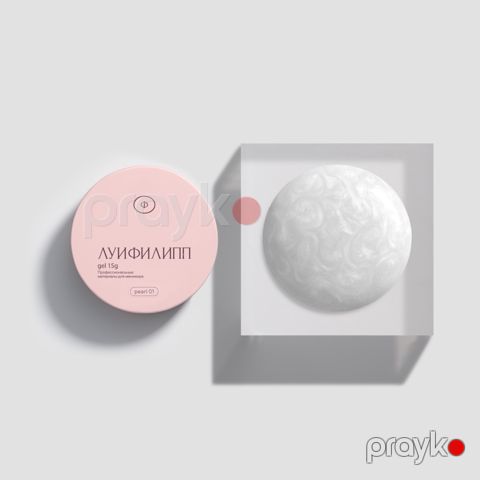 Gel dırnaqlar üçün Луи Филипп Pearl 01, 15 ml — Bakı