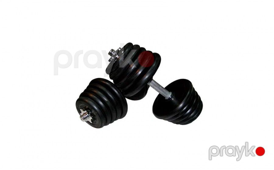 Qantel dəsti TA Sport, rezin, qara, 20x20 kq — Mallar, Bakı (2)