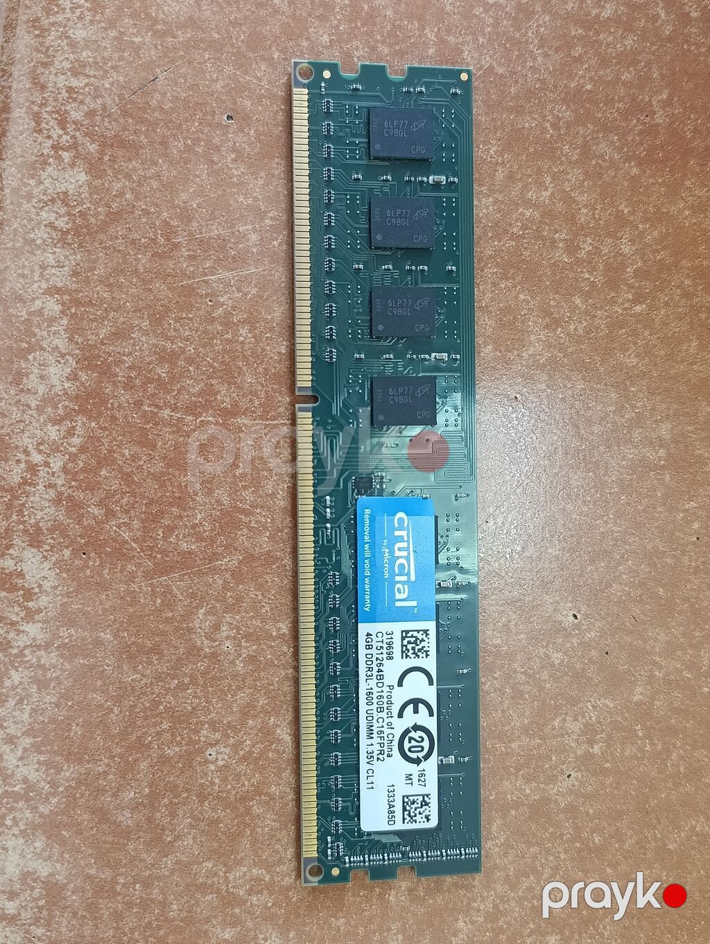 Göy rəngli RAM (Nanya / HP etiketi olan): Növü: DDR3 (Standart 1.5V) — Operativ yaddaş, Bakı (4)