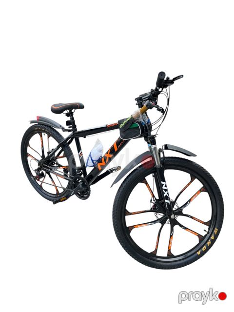 Velosiped V-02, qara/narıncı, 24" — Bakı