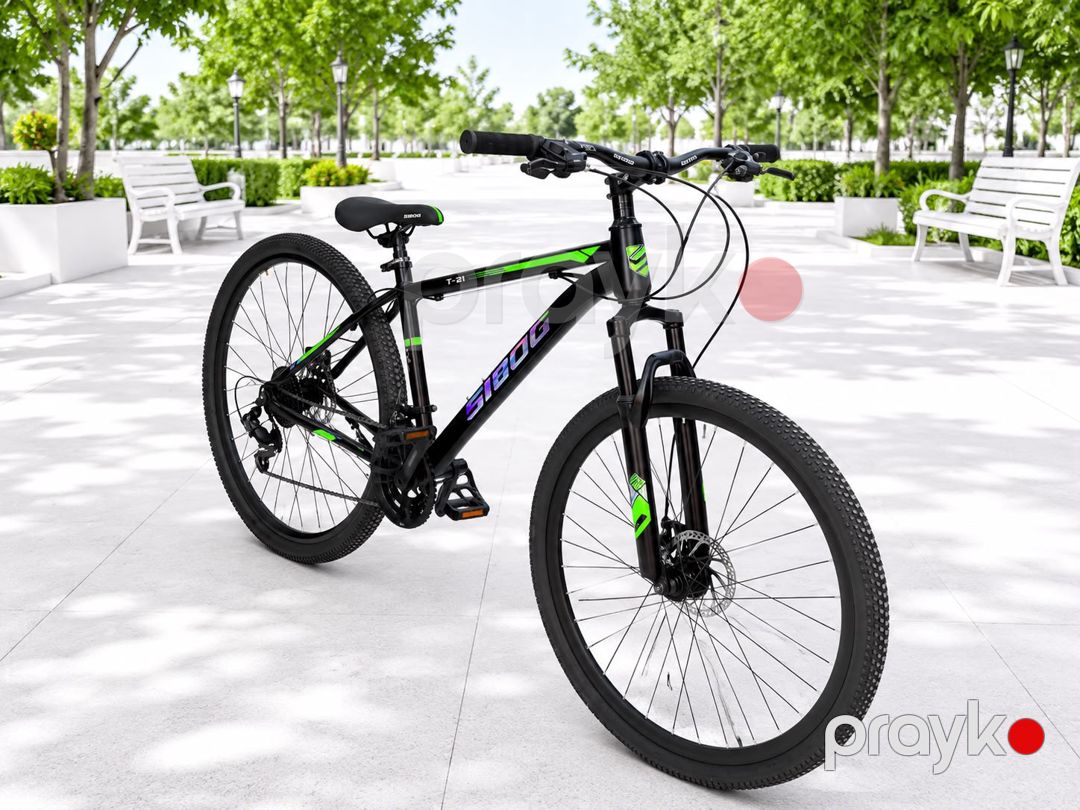 Şəhər velosipedi Sibog bm&999, 26 Qara, Yaşıl — Velosipedlər, Bakı (2)