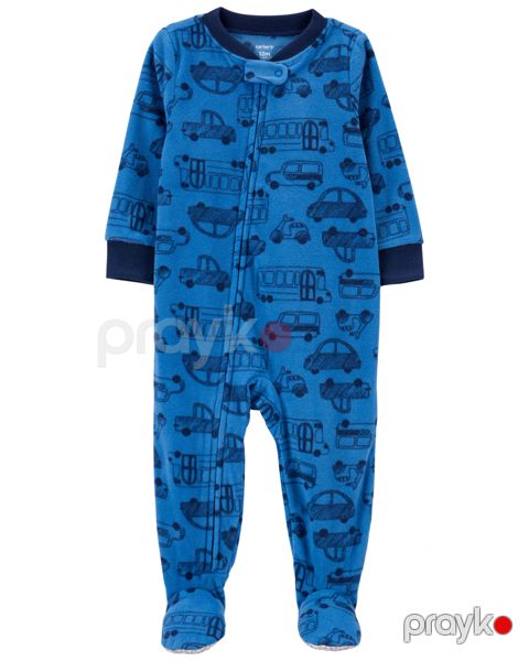Oğlanlar üçün pijama-kombinezon Carter's, göy, flis, ölçü 18-24 ay — Bakı
