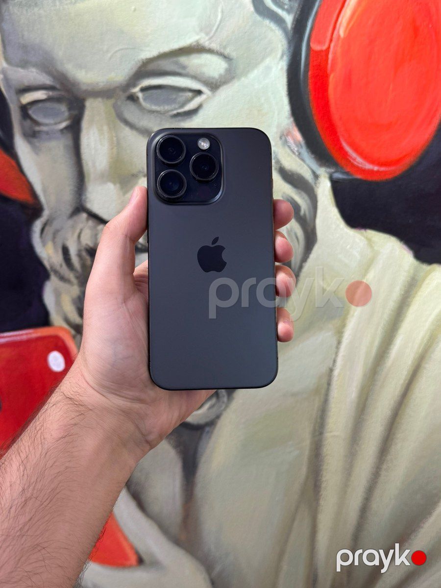 Apple iPhone 15 Pro Black Titanium 128GB/8GB — Smartfonlar, Bakı (2)