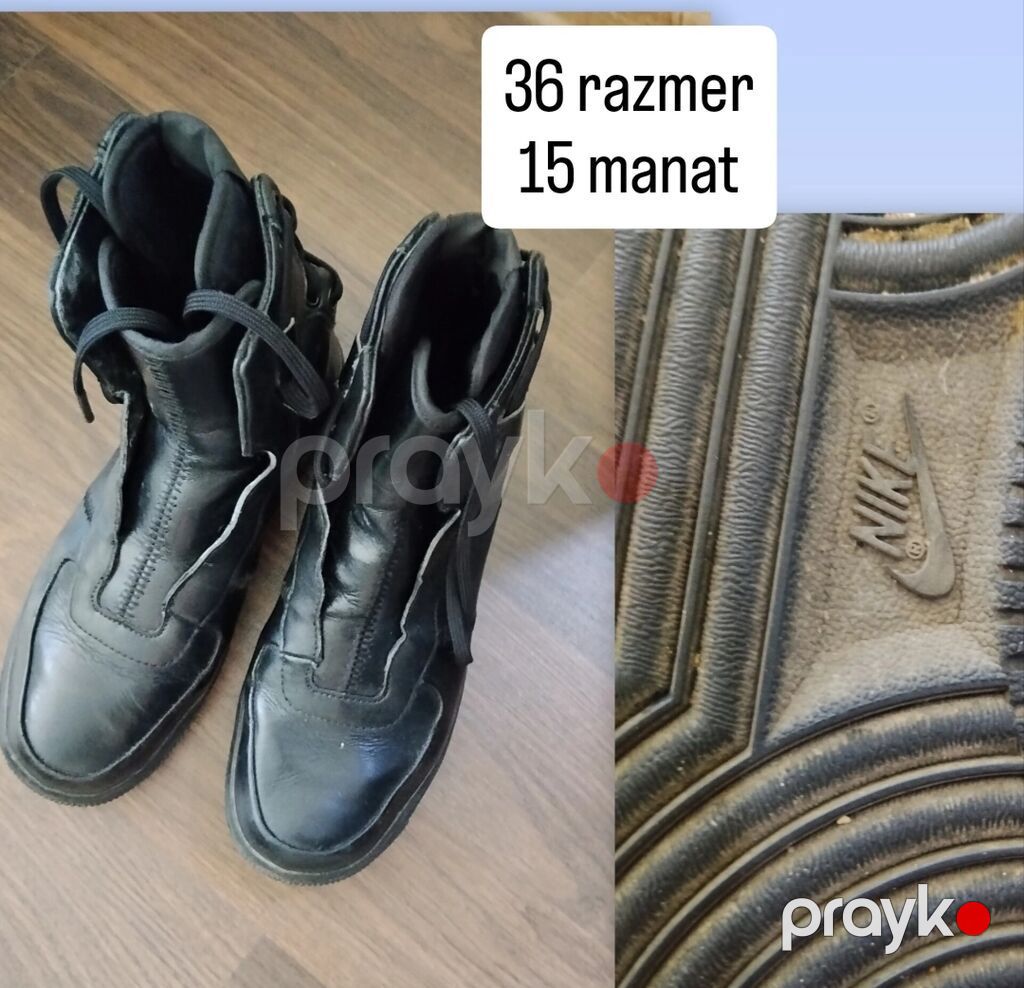Rəng - Qara Baletkalar, Nike, Ölçü: 36, Qız üçün — Ayaqqabılar və baletlər, Bakı (2)