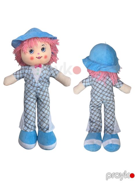 Yumşaq oyuncaq Ezo 1034-10-3, musiqili, parça, mavi, 70 sm — Bakı