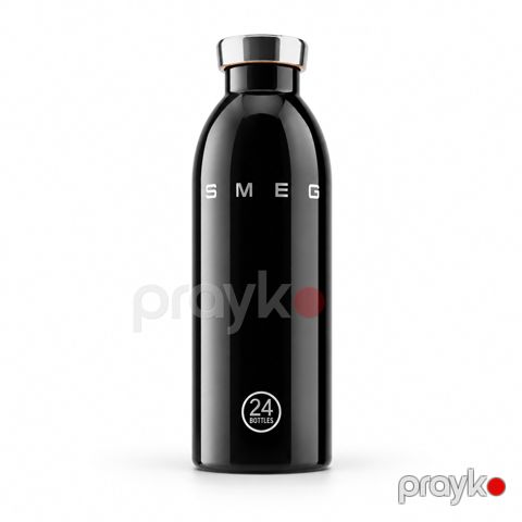 Termo butulka Smeg, 1000 ml, paslanmayan polad, qara — Bakı