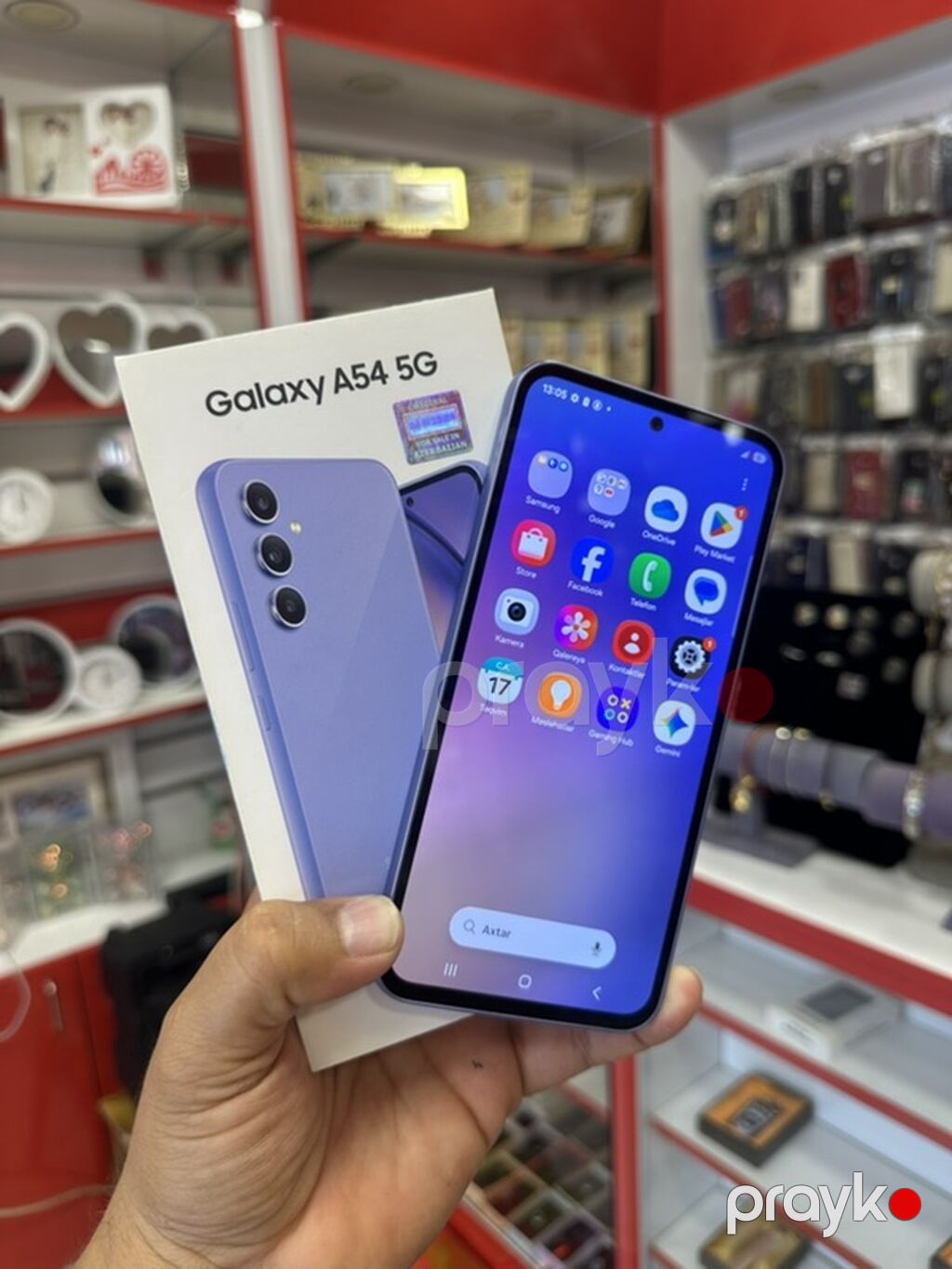 Samsung Galaxy A54 5G, 128 GB, rəng - Bənövşəyi, İki sim kartlı — Samsung, Mehdiabad (2)