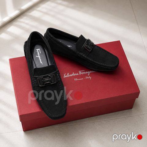 Mokasin No brand Qara Zamşa 39 B955 — Bakı