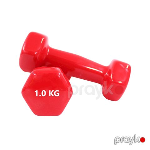 Qantel Sweat, dəmir/kauçuk, qızmızı, 1 kq, 2 əd — Bakı