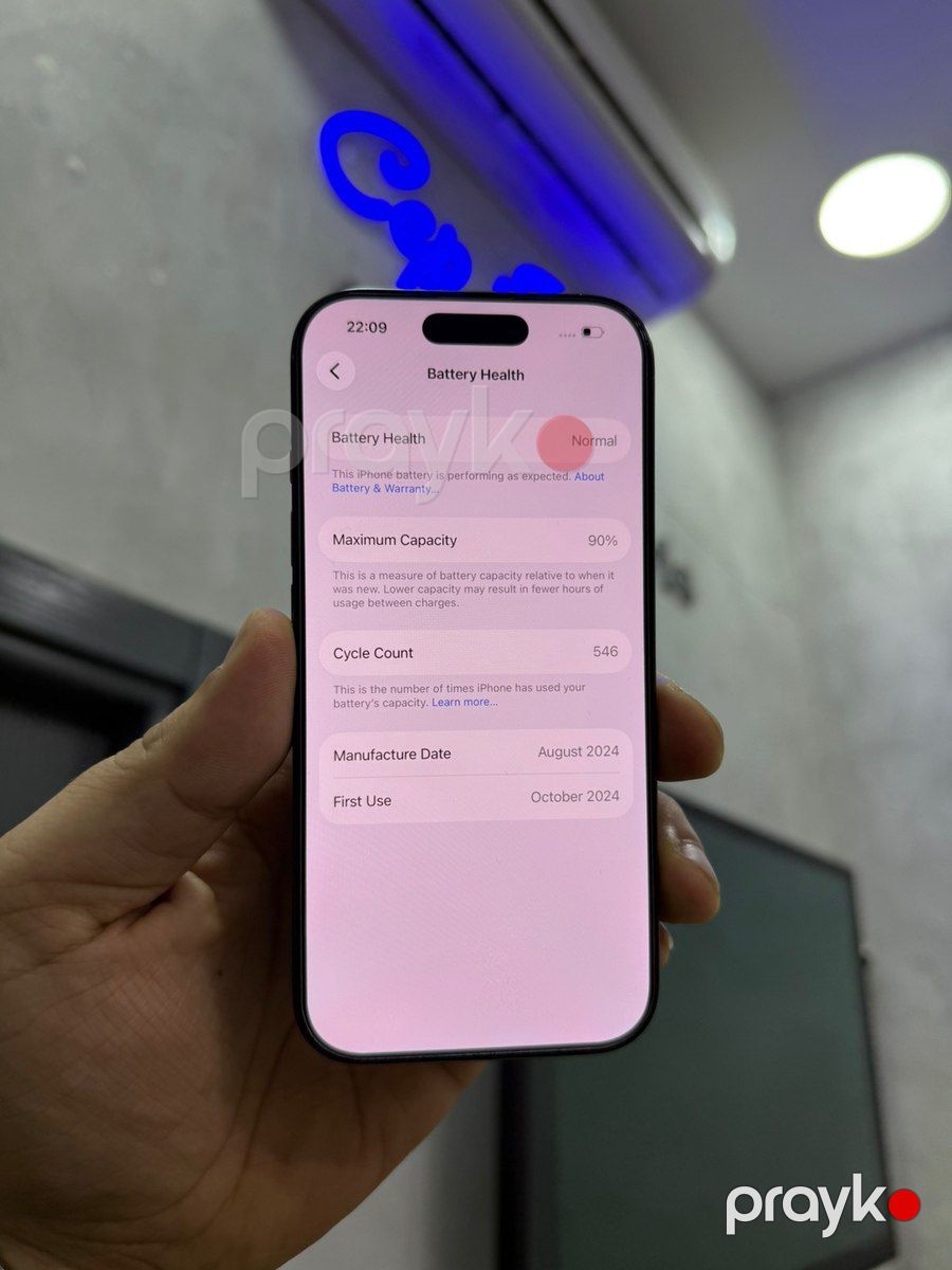 Apple iPhone 16 Pro Black Titanium 128GB/8GB — Smartfonlar, Bakı (4)