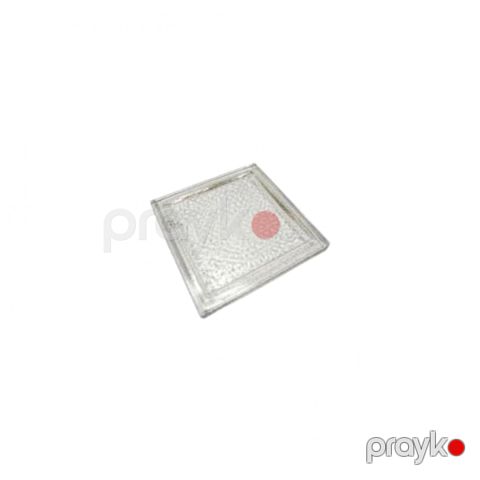 Boşqab 1A49, 10x10 sm, şüşə, şəffaf — Bakı