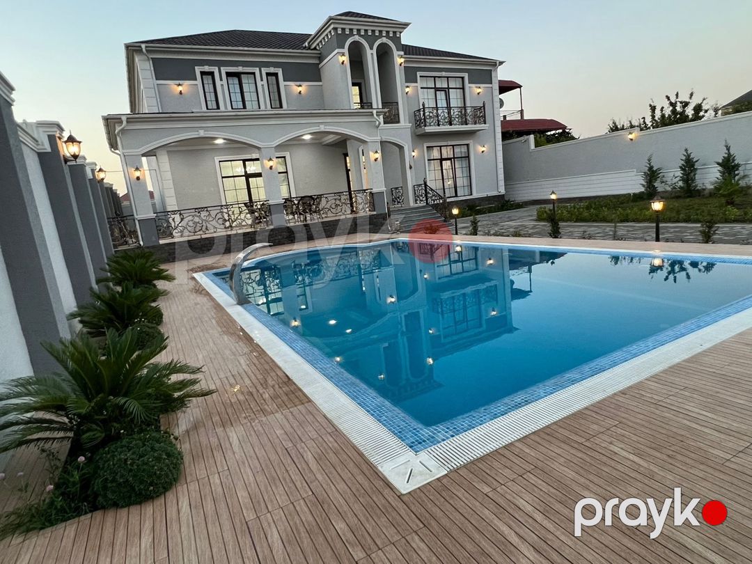 İcarəyə verilir 5 otaqlı həyət evi/bağ evi 400 m² — Ev, villa, Bakı (9)