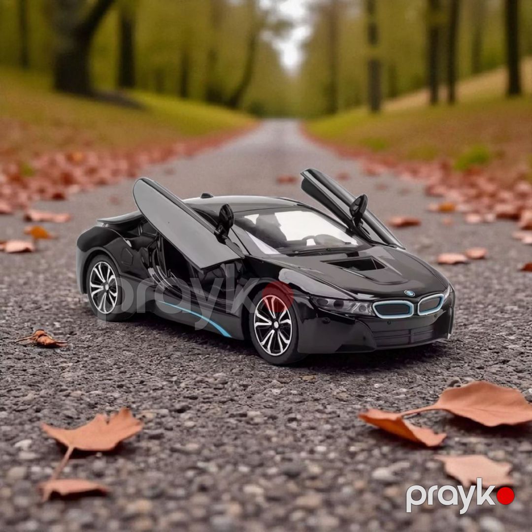 Maşın BMW I8, qara, 19.5x7.5x4.5 sm — Mallar, Bakı (2)
