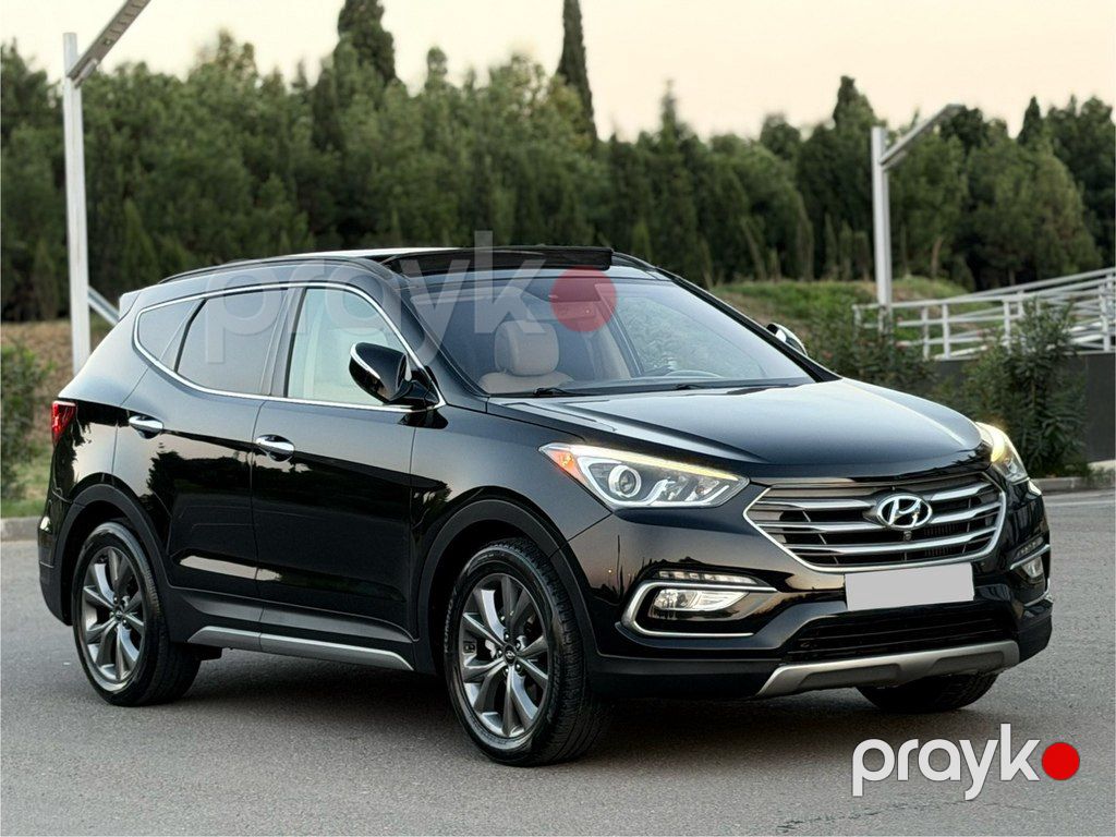 Hyundai Santa Fe, 2.0 L, 2017 il, 134 000 km — Avtomobillər, Gəncə (4)