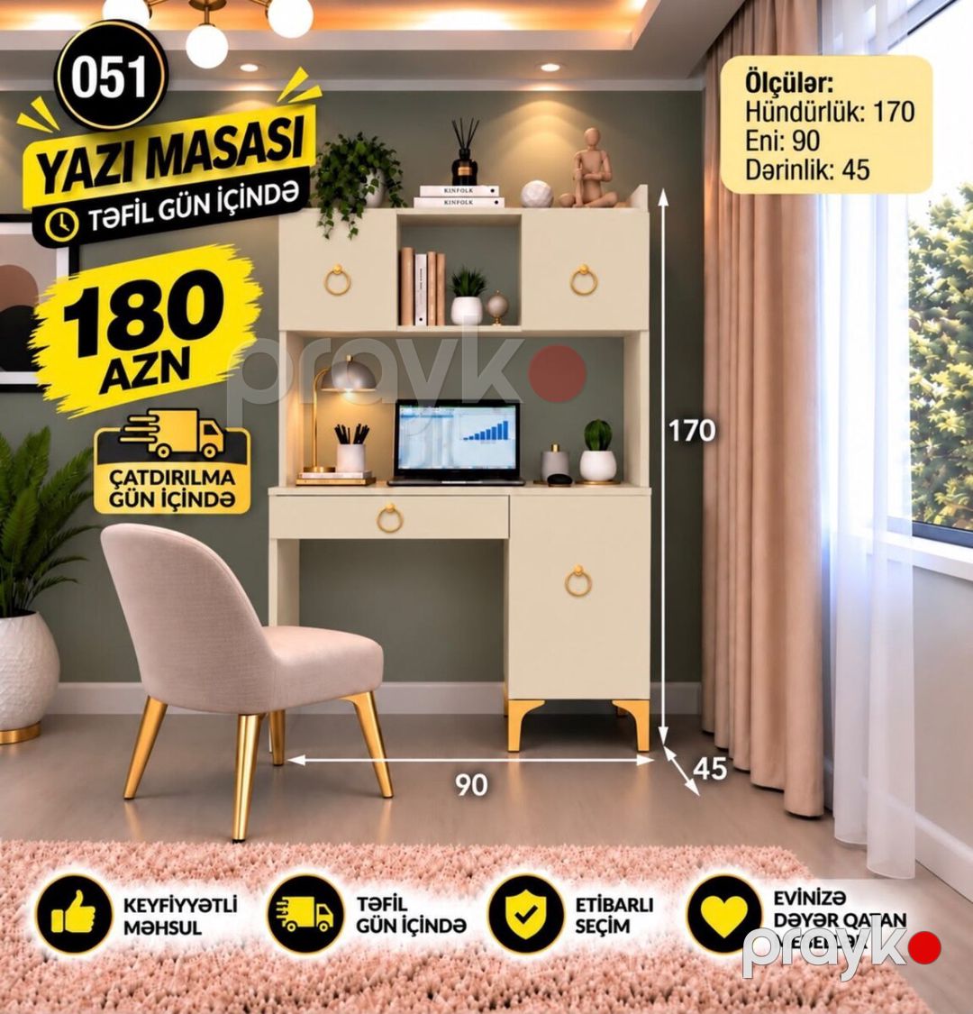 Yazı masaları — Mebel, Bakı (4)