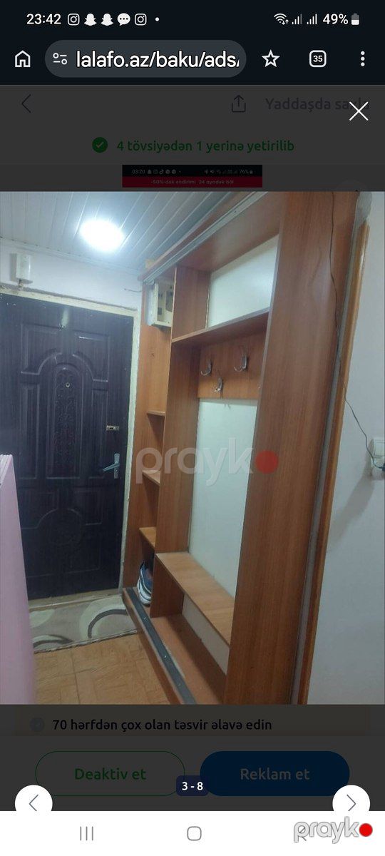 Dəhliz mebeli qapısı — Mebel, Bakı (3)