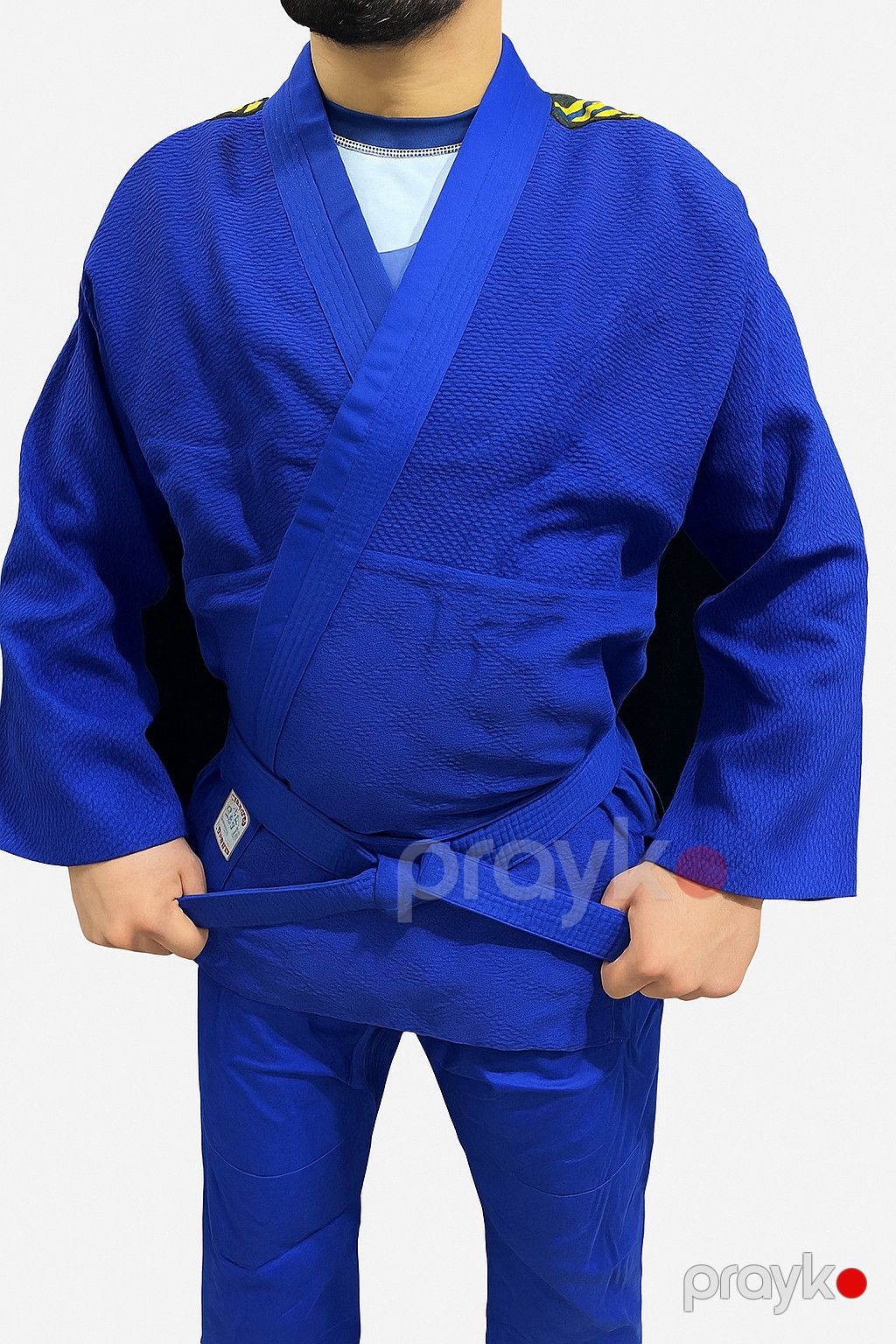 Cüdo məşqi üçün kimono Mizuno göy, 2/150 — Mallar, Bakı