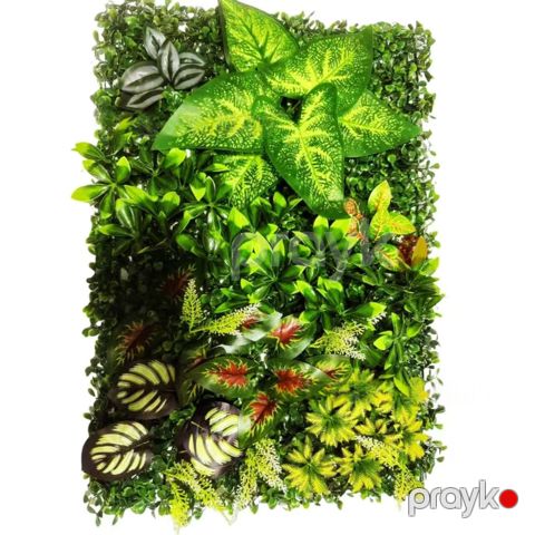 Dekorativ panel SY03, plastik, yaşıl, 40х60 sm — Bakı