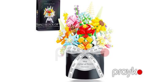 Blok konstruktoru Flowers for my Love, 6 yaşdan, 550 parça — Bakı