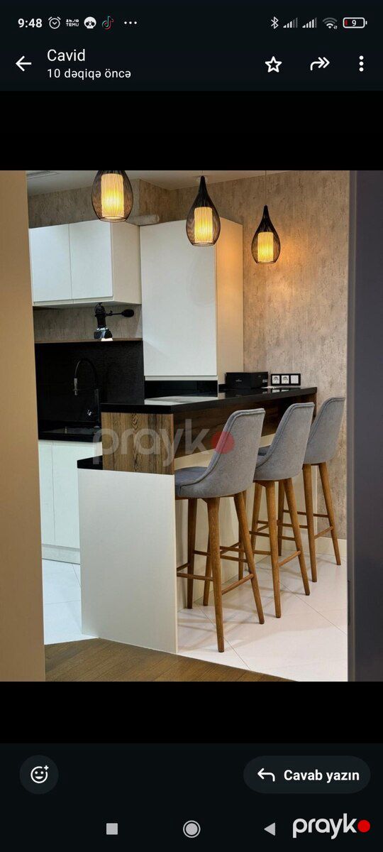 2-otaqlı yeni tikili kirayə verilir, Dilarə Əliyeva küç., 60 m² — Mənzil, Bakı (4)