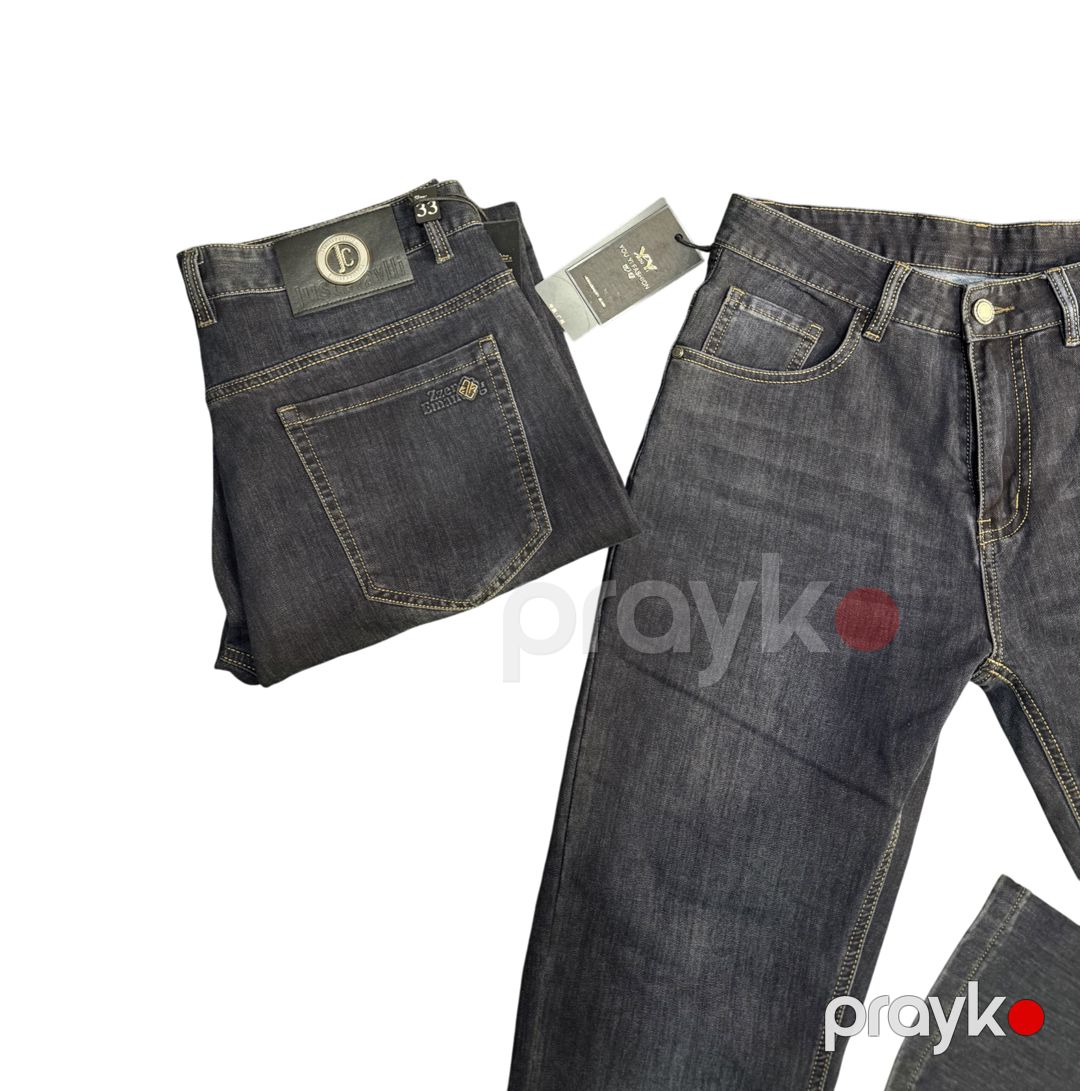 Kişilər üçün düz cins 3698, tünd göy, pambıq, ölçü 36 — Mallar, Bakı (2)