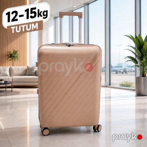 Çamadan 11780_49, ABS plastik, bej, 4 təkərli — Bakı