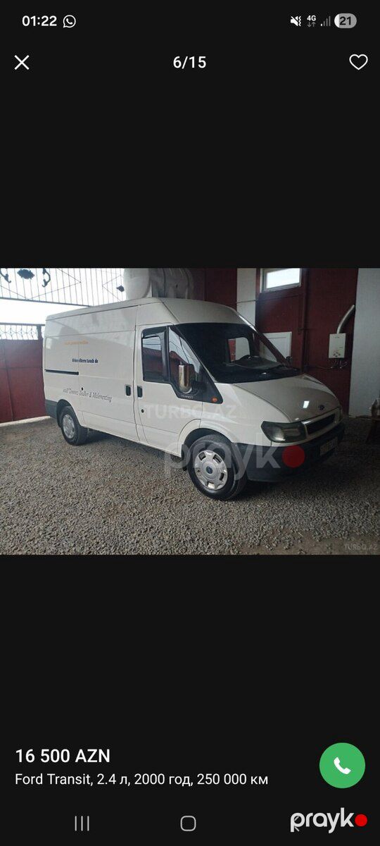 Ford Transit, 2001 il — Avtomobillər, Bakı (3)