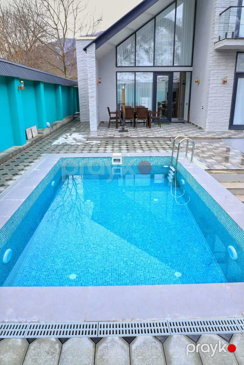 İcarəyə verilir 4 otaqlı həyət evi/bağ evi 100 m² — Ev, villa, Qax (10)