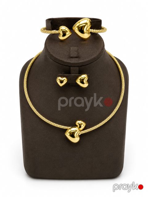 Bijuteriya dəsti boyunbağı, qolbaq və sırğa 347981 — Bakı