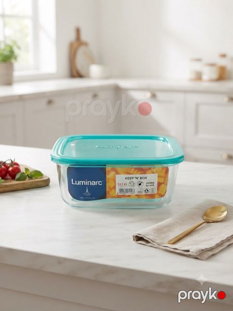 Qida saxlama konteyneri Luminarc, 1220 ml, Şüşə/Plastik — Bakı