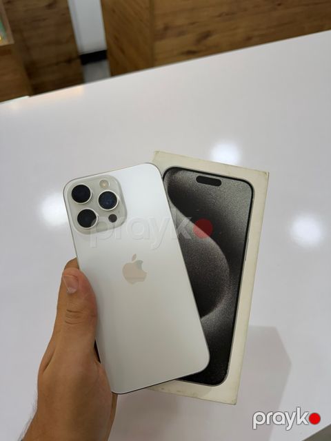Apple iPhone 15 Pro Max White Titanium 256GB/8GB — Bakı