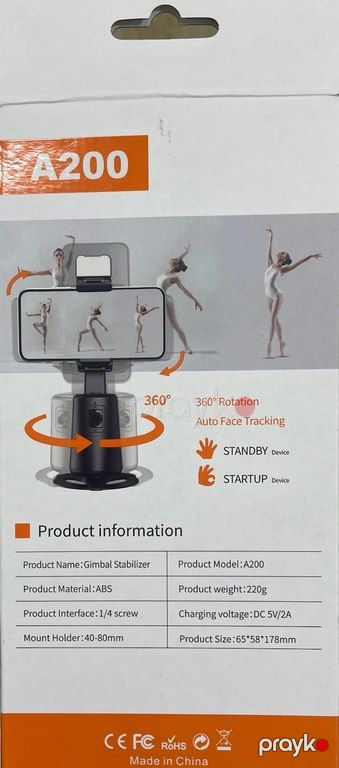 Auto Face Tracking A200 Stabilizer 360’ — Smartfonlar, Bakı (3)
