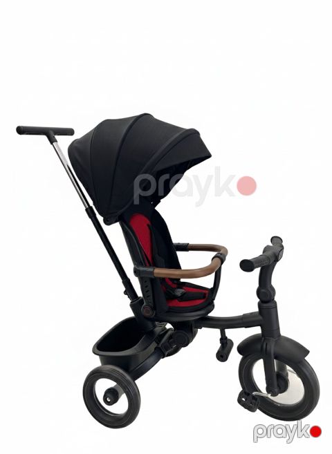 Üçtəkərli velosiped Kidilo qara-qırmızı — Bakı