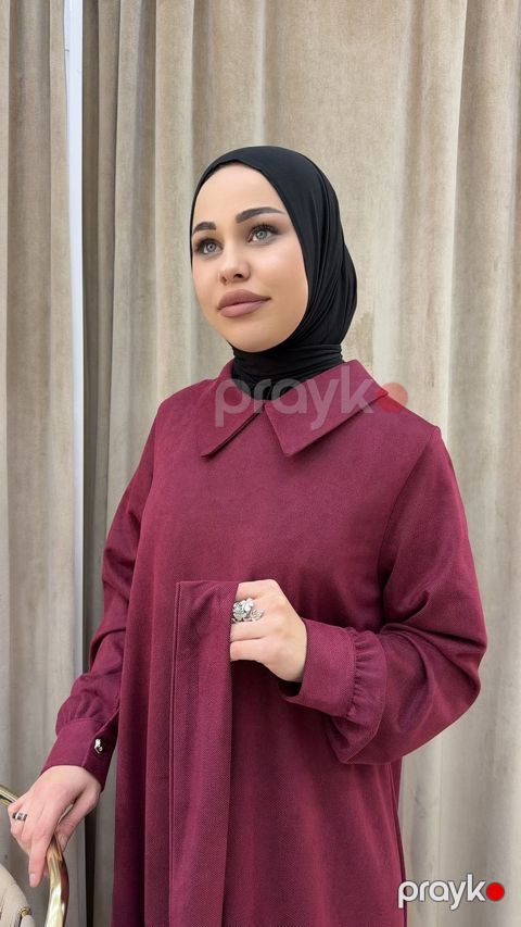 Gündəlik don 1312 3704, tünd qırmızı, laykra/pambıq, ölçü 44-46 — Bakı