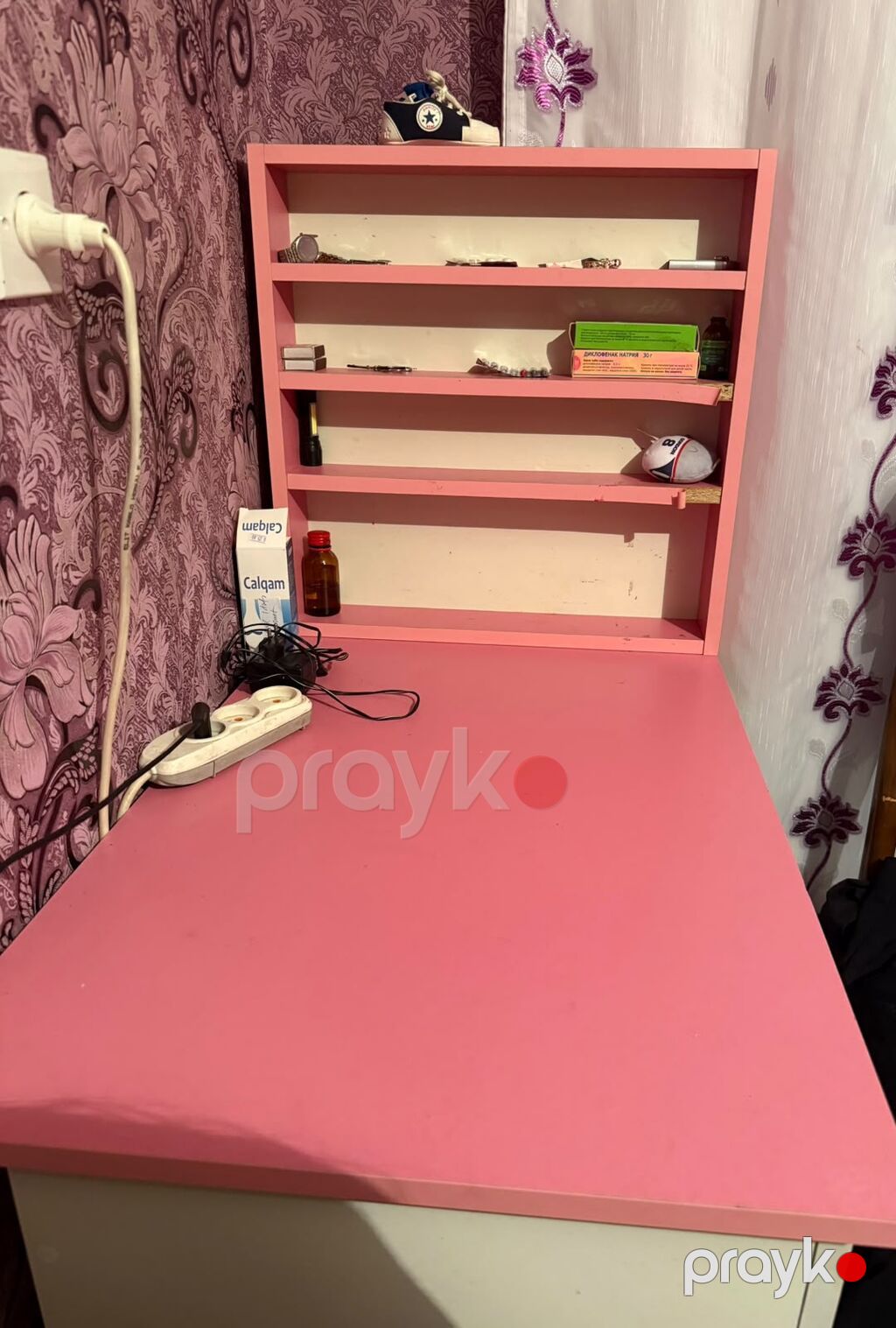 Düz masa, Siyirməli, Polkalı, Taxta — Salon mebeli, Bakı (2)