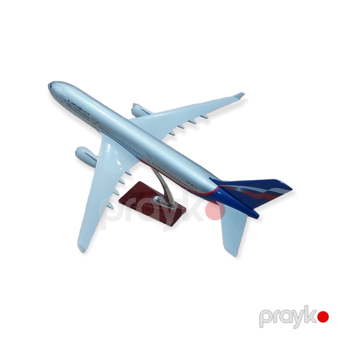 Dekorativ təyyarə modeli Aeroflot, gümüşü, 44x48x22 sm uzunlunqda — Mallar, Bakı (2)
