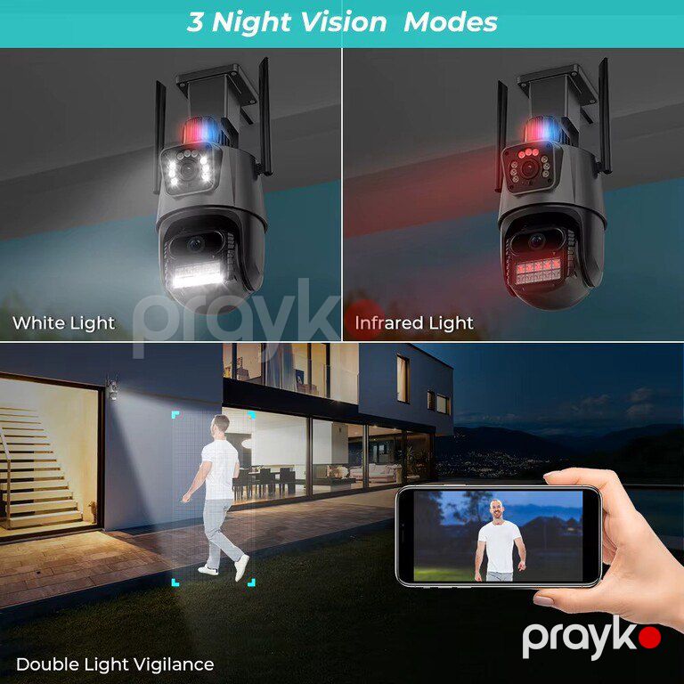 Smart IP kamera "P10Q 360° 8MP" — Ağıllı ev və təhlükəsizlik, Mingəçevir (7)