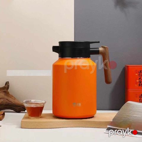 Termos, paslanmayan polad, narıncı, 1900 ml - homestore_vm1218 — Bakı
