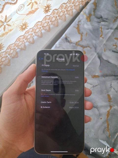 Apple iPhone 15 Pro Max White Titanium 256GB/8GB — Bakı