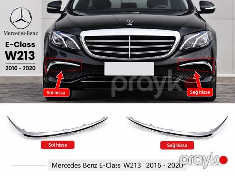 Mercedes W213 qabaq bufer nikeli, kantı, xromu — Bakı