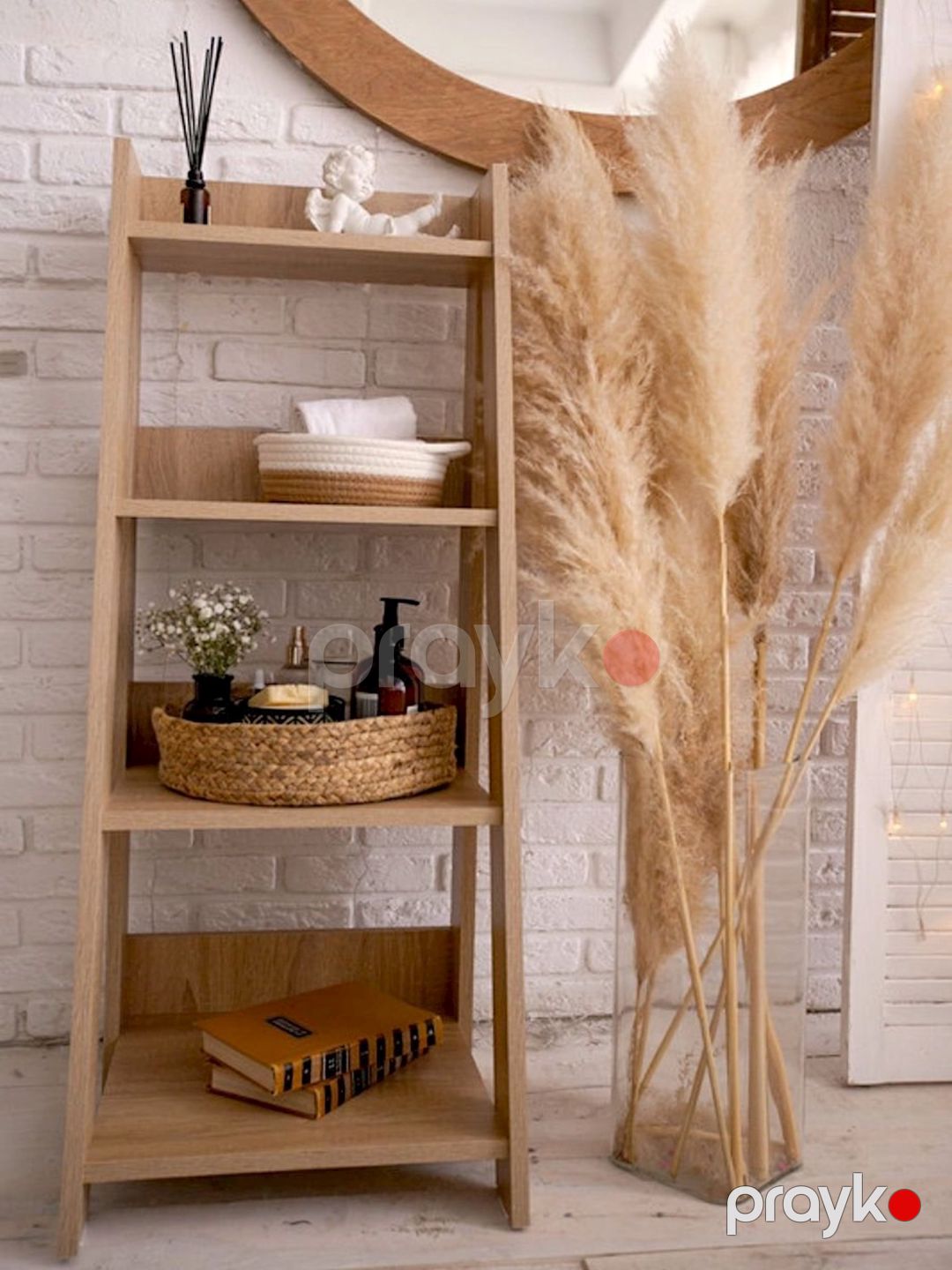 Stellaj 3563_StellajLesenkaSmallSomona, 100x40x40 sm, Ldsp, bej — Mallar, Bakı (2)