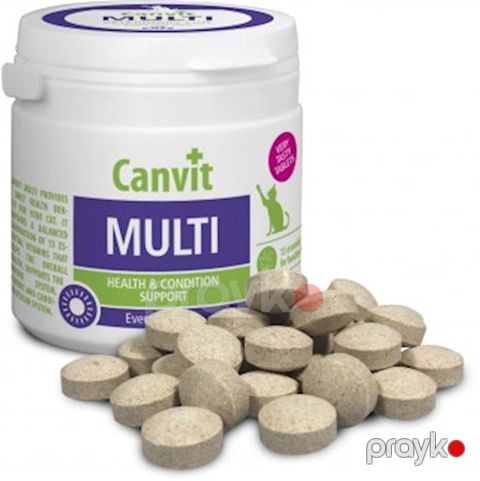 Vitamin-mineral kompleksi pişiklər üçün Canvit Multi 10 əd — Bakı