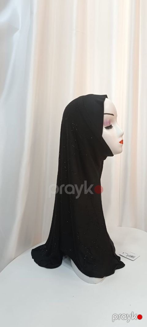 Hicab Kashkha, pambıq, qara, ölçü One size — Bakı