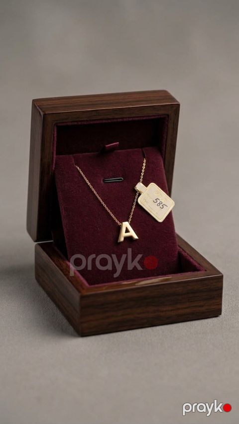 Boyunbağı A, qızıl 585 əyar, 1.3 q — Bakı