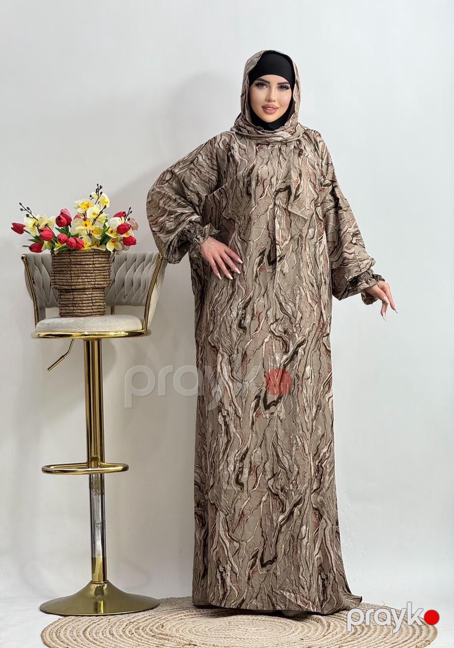 Qadınlar üçün dini geyim 2455873, bej, ştapel, ölçü One size — Mallar, Bakı (2)
