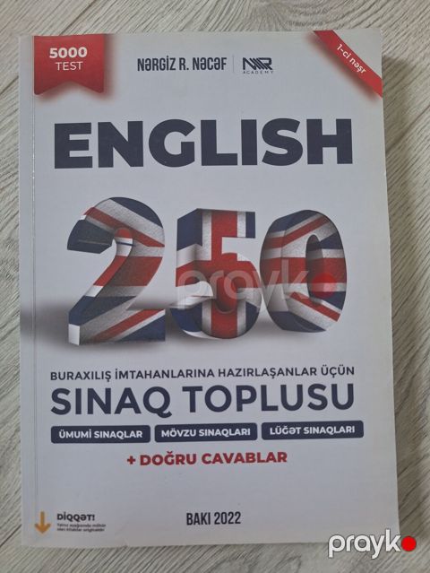 Məhsul: “Englısh 250 – Buraxılış imtahanlarına hazırlaşanlar üçün — Bakı