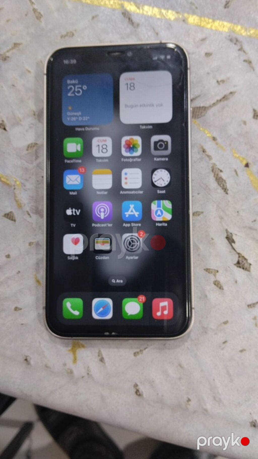 IPhone 15 Pro, 256 GB, Gümüşü, Face ID — Apple iPhone, Bakı (2)
