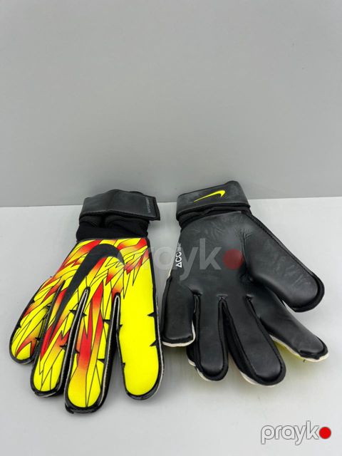Qapıçı əlcəkləri Nike GK Vapor Grip 3, qara/sarı, ölçü 8 — Bakı