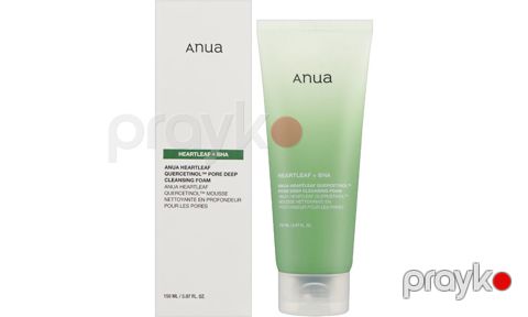 Yuyunma üçün köpük Anua Heartleaf Quercetinol Pore Deep Cleansing Foam 150 ml — Bakı